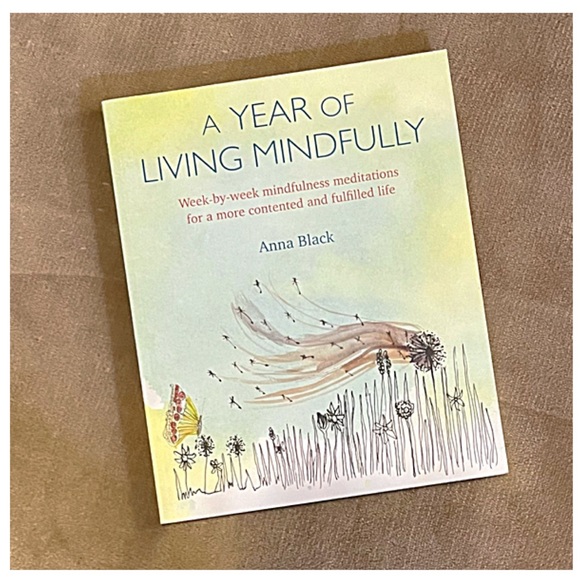 NEW A YEAR OF LIVING MINDFULLY Book Weekly Mindfulness Meditation Guide Activity - Picture 2 of 10